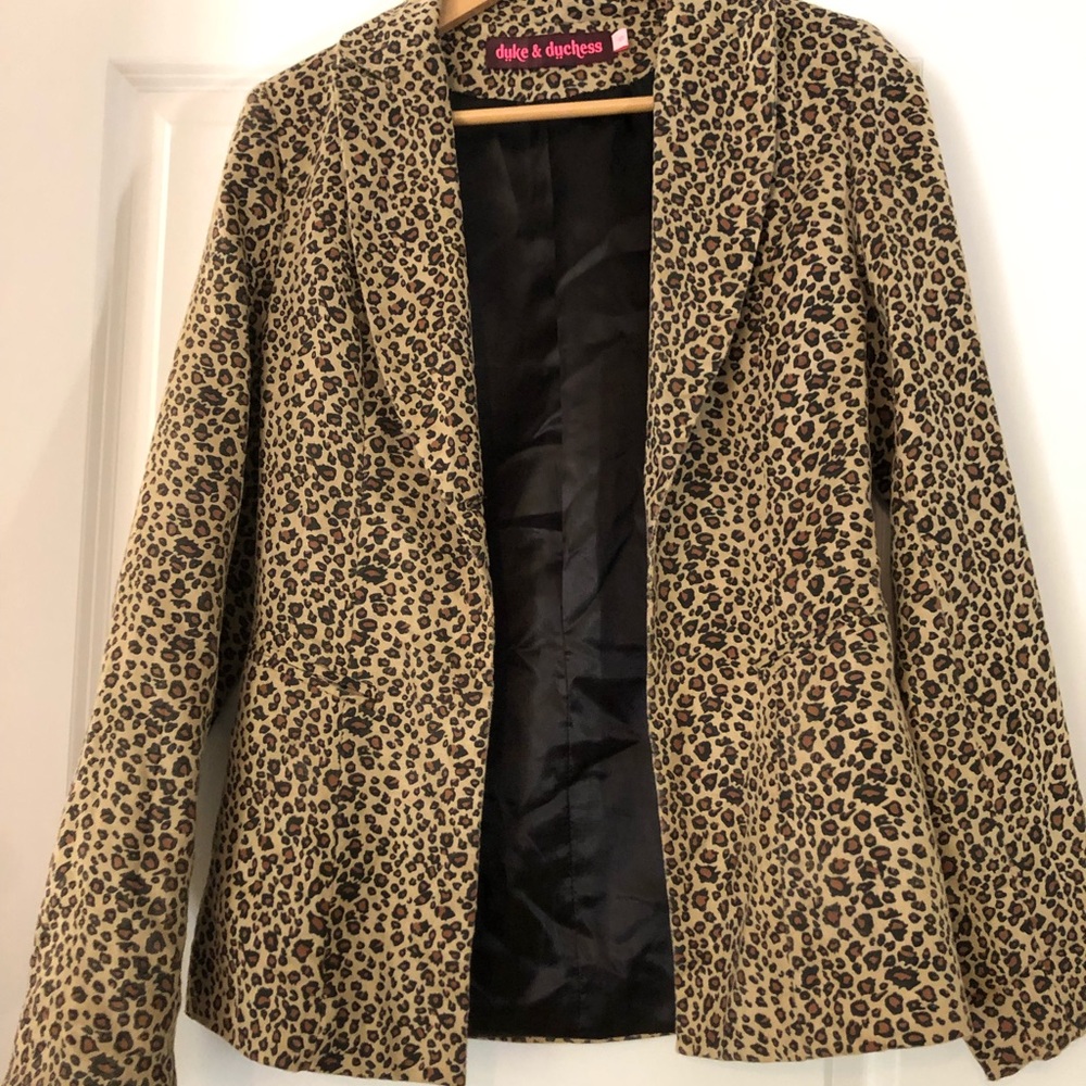 Duke and Duchess leopard blazer